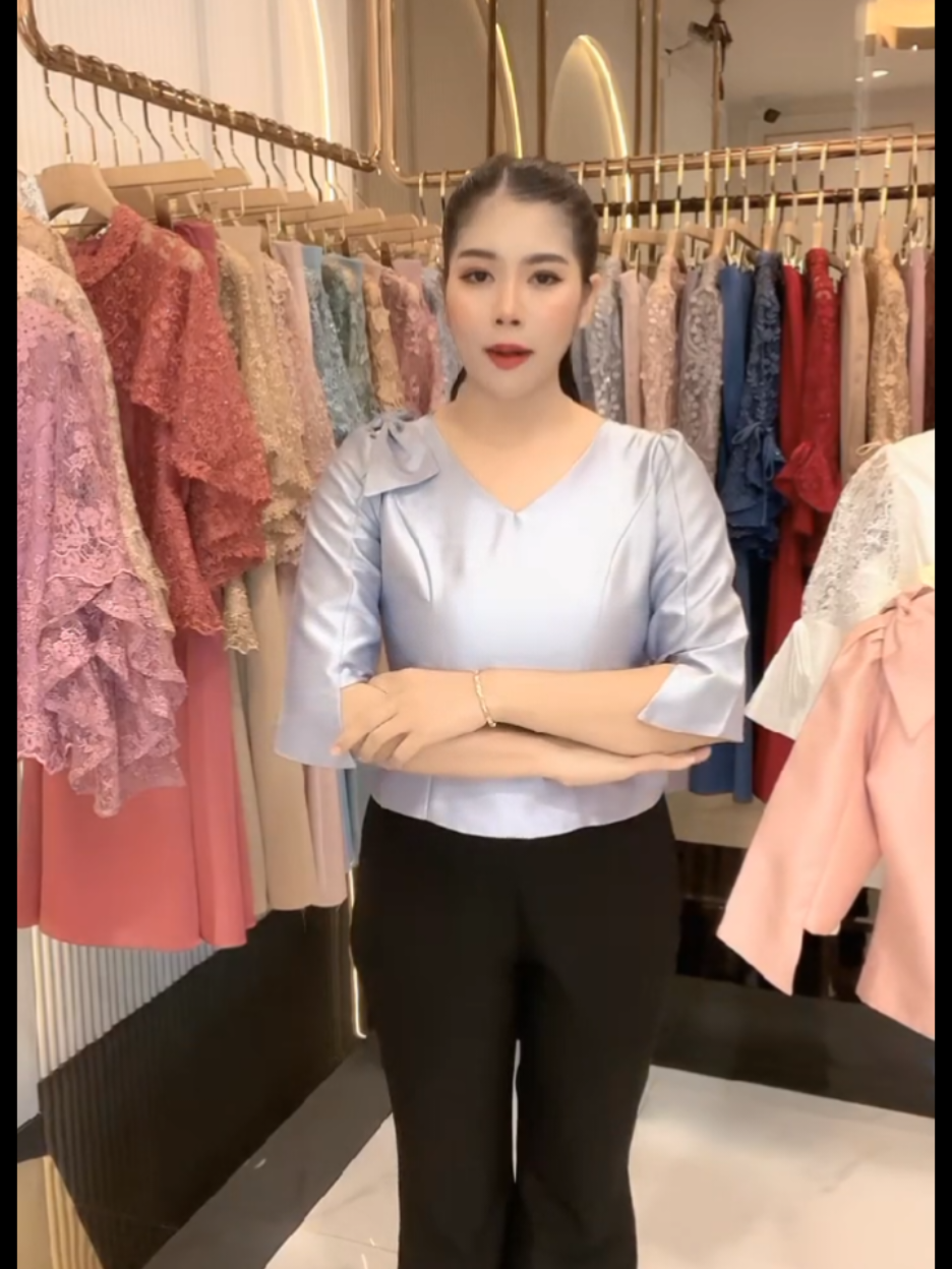 #เสื้อผ้าไหม4เส้น #เสื้อผ้าผู้หญิง #เสื้อลูกไม้ใส่ออกงาน #แฟชั่นผู้หญิง #ร้านดังในติ๊กต๊อก 