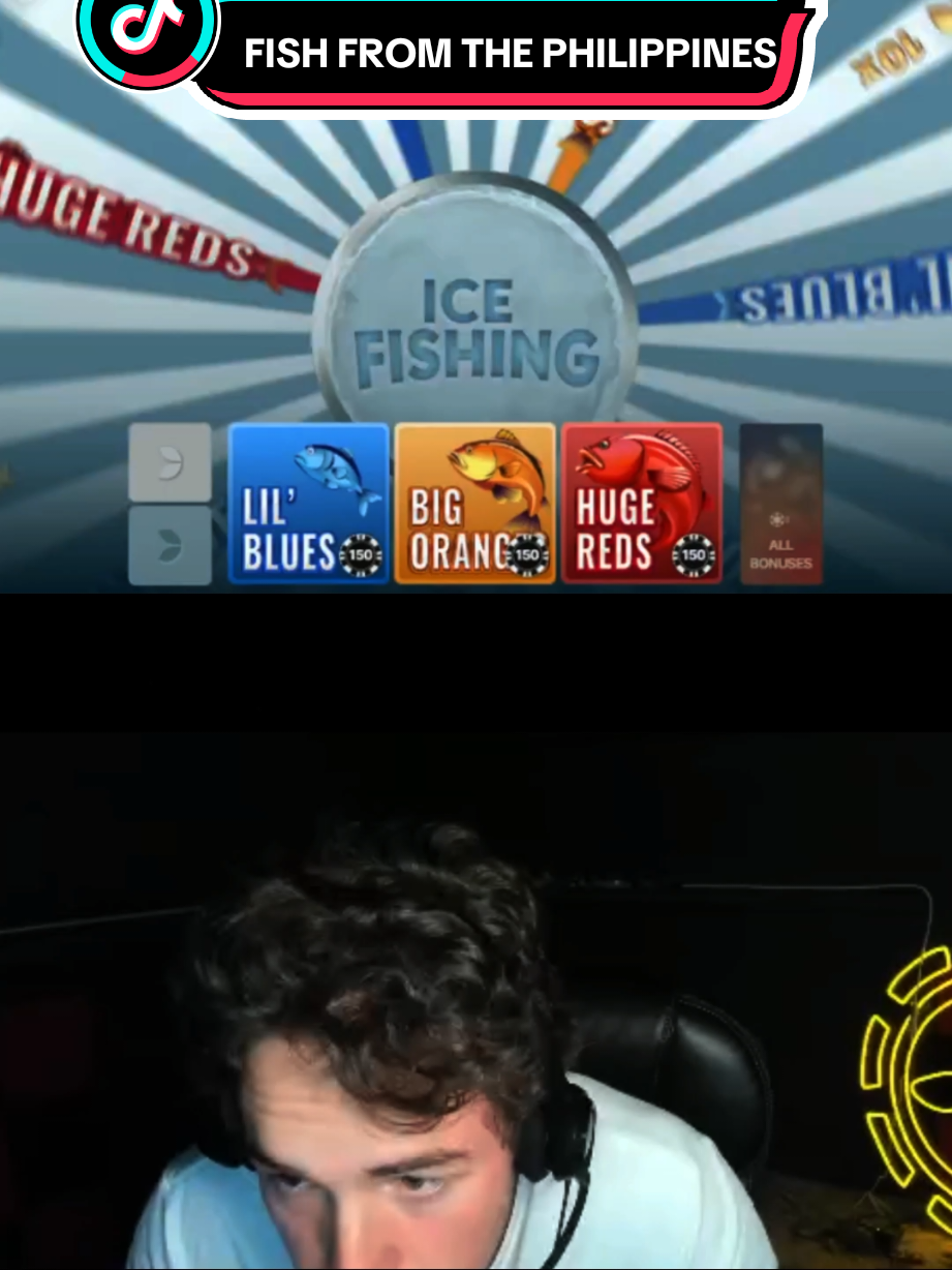 HE DONT LIKE FISH FROM THE PHILIPPINES 🤣🤣🤣 #reaction #fishing #ICE 