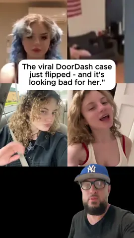 The viral DoorDash case just flipped -and it'slooking bad for her.” The DoorDash driver who went viral claiming she was assaulted has been terminated by DoorDash, and now the man involved says he has door cam footage that tells a different story. He's suing her and DoorDash-and if that footage is real, she could be facing charges. This case just took a serious turn. #doordash #doordashgirl 