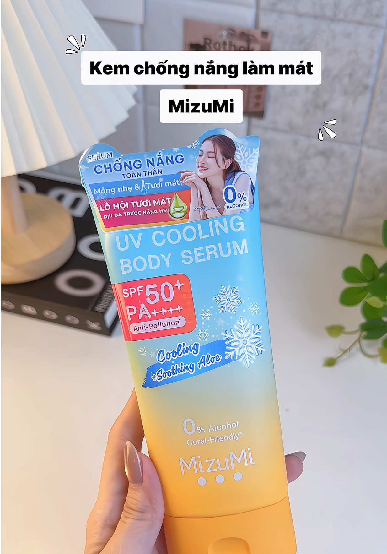 Kem chống nắng làm mát dịu da , chống tia uv , thấm nhanh ráo 165ml  #kemchongnang #mizumi 
