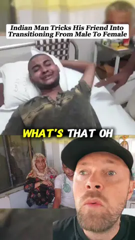 Indian man tricks his friend into transitioning from male to female#fyp #foryoupage #relatable #scary #fypシ 