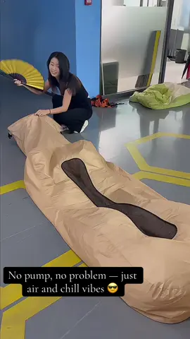 Pack it, unfold it, inflate it — relax mode ON 💭 #inflatablesofa #outdooressentials 