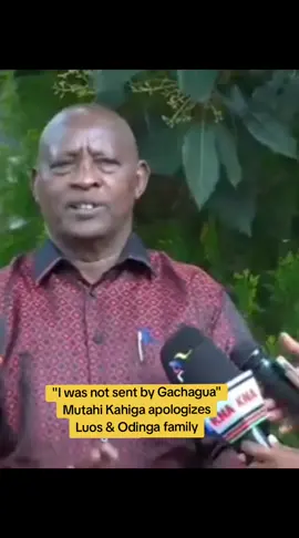 Nyeri Governor Mutahi Kahiga speaks, apologises following viral statement he made in Kikuyu on Raila Odinga's demise