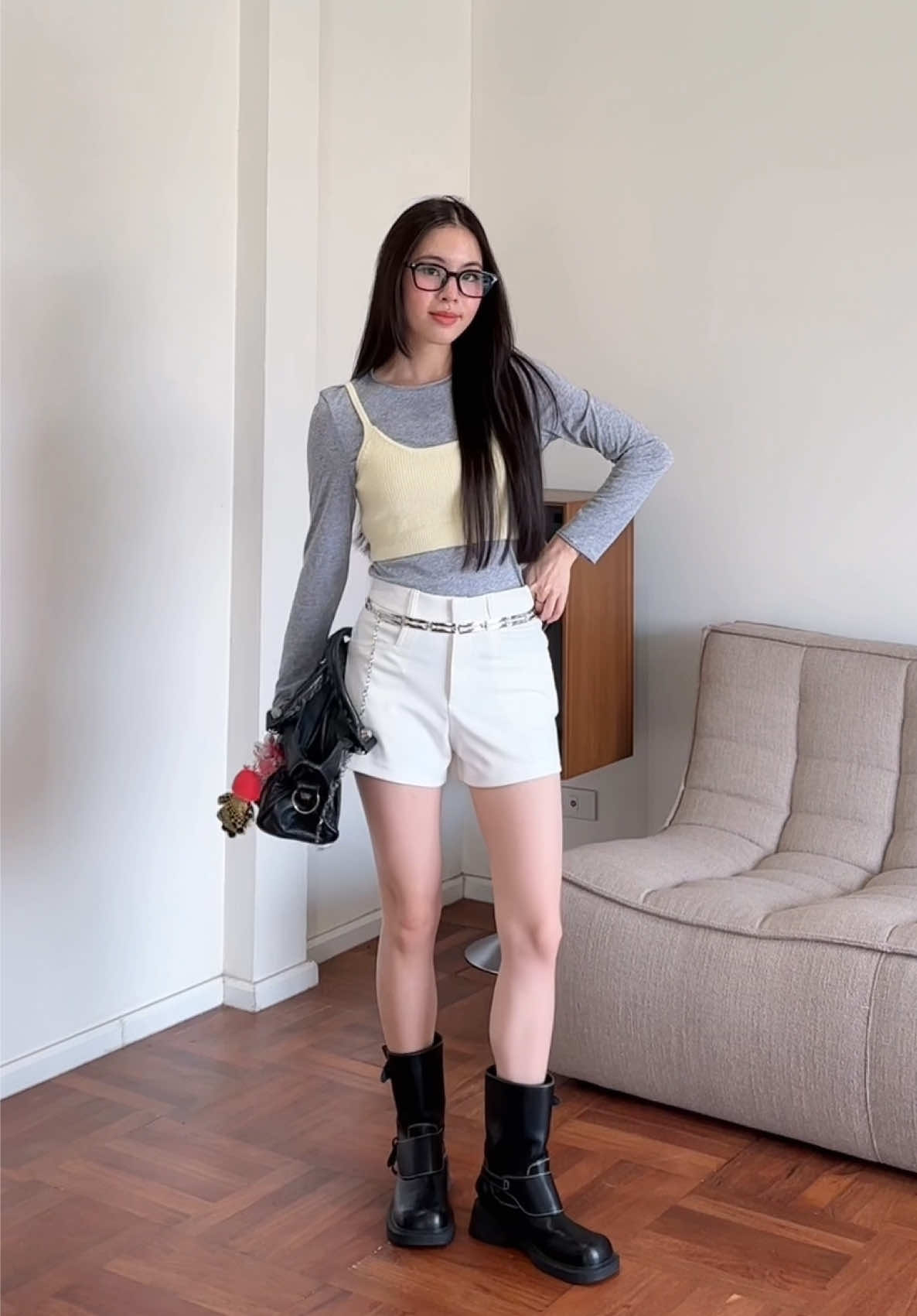 IN STOCK🍎 #polarbkk #outfitideas #fyp #กางเกงขาสั้น 