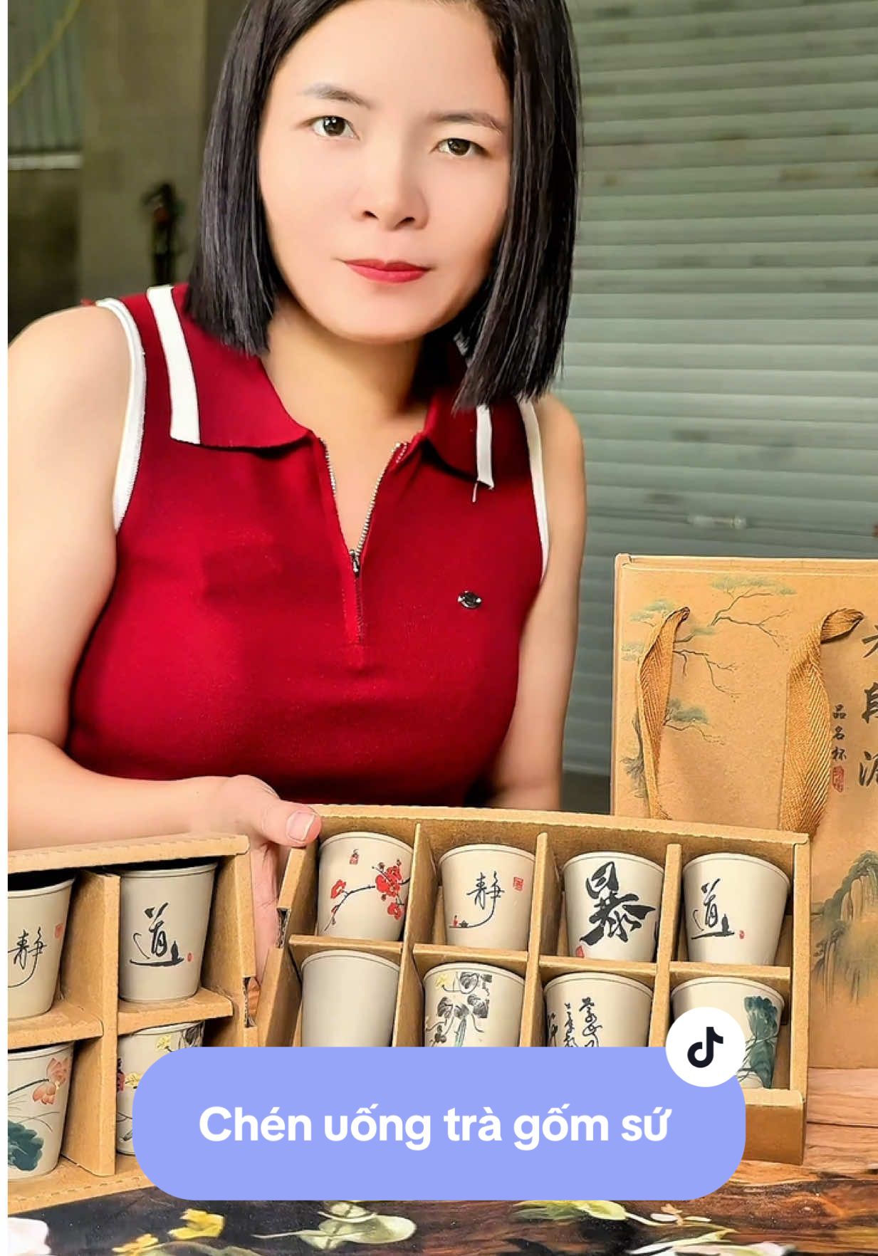 Chen uống trà gốm sứ #nguyennga0194 #xuhuong #tiktopshop #chentra #chenuongtra 