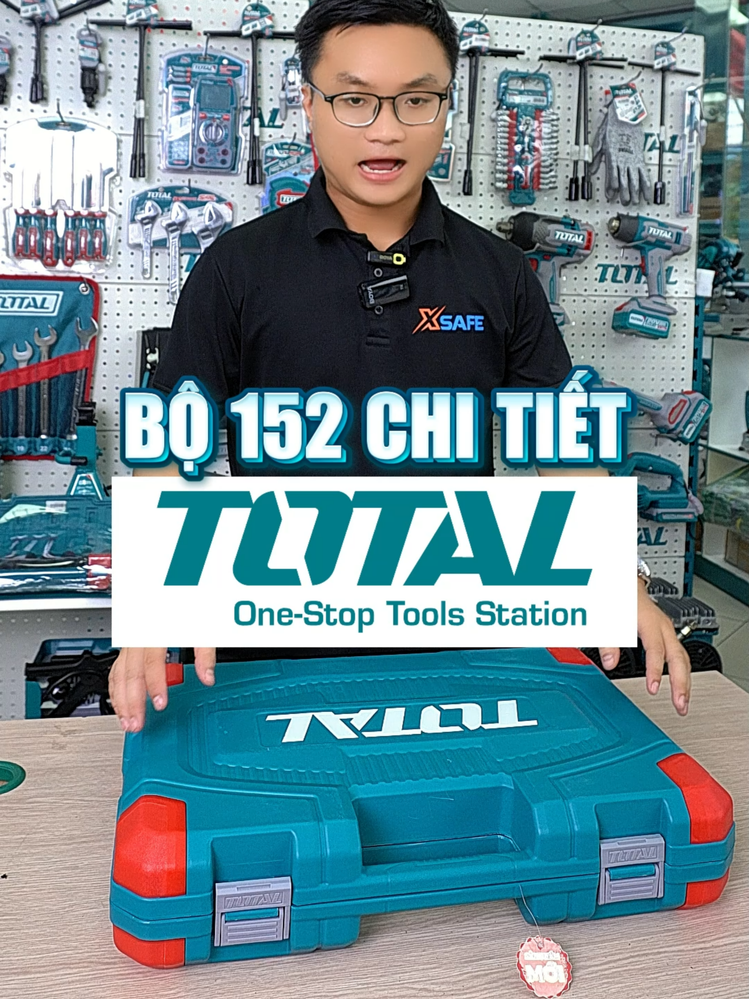 Anh em thợ mà có set này trong tay thì nói thật… Làm gì cũng nhanh – sửa gì cũng gọn 💪  Một set – đủ xài cho cả tháng – Bộ 152 chi tiết Total gọn, bền, tiện dụng từ nhà tới xưởng 🔧 #XSafe #Tools #DIY #fyp #Total