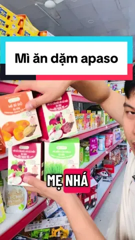 Mì ăn dặm apaso cho bé từ 6 tháng tuổi