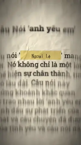 Ngoại lệ🫶#T#trending#Love#viral #xuhuong 