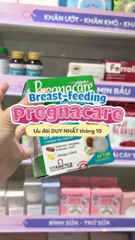 Pregnacare Breast-feeding 🥰 Các mẹ không cần lích kích mua mỗi loại vitamin 1 hộp khác nhau nữa vì loại này bổ sung cả Omega 3 và các loại Vitamin khoáng chất cần thiết trong cùng 1 hộp luôn #ConCung #LoveConCung #pregnacarebreasfeeding 