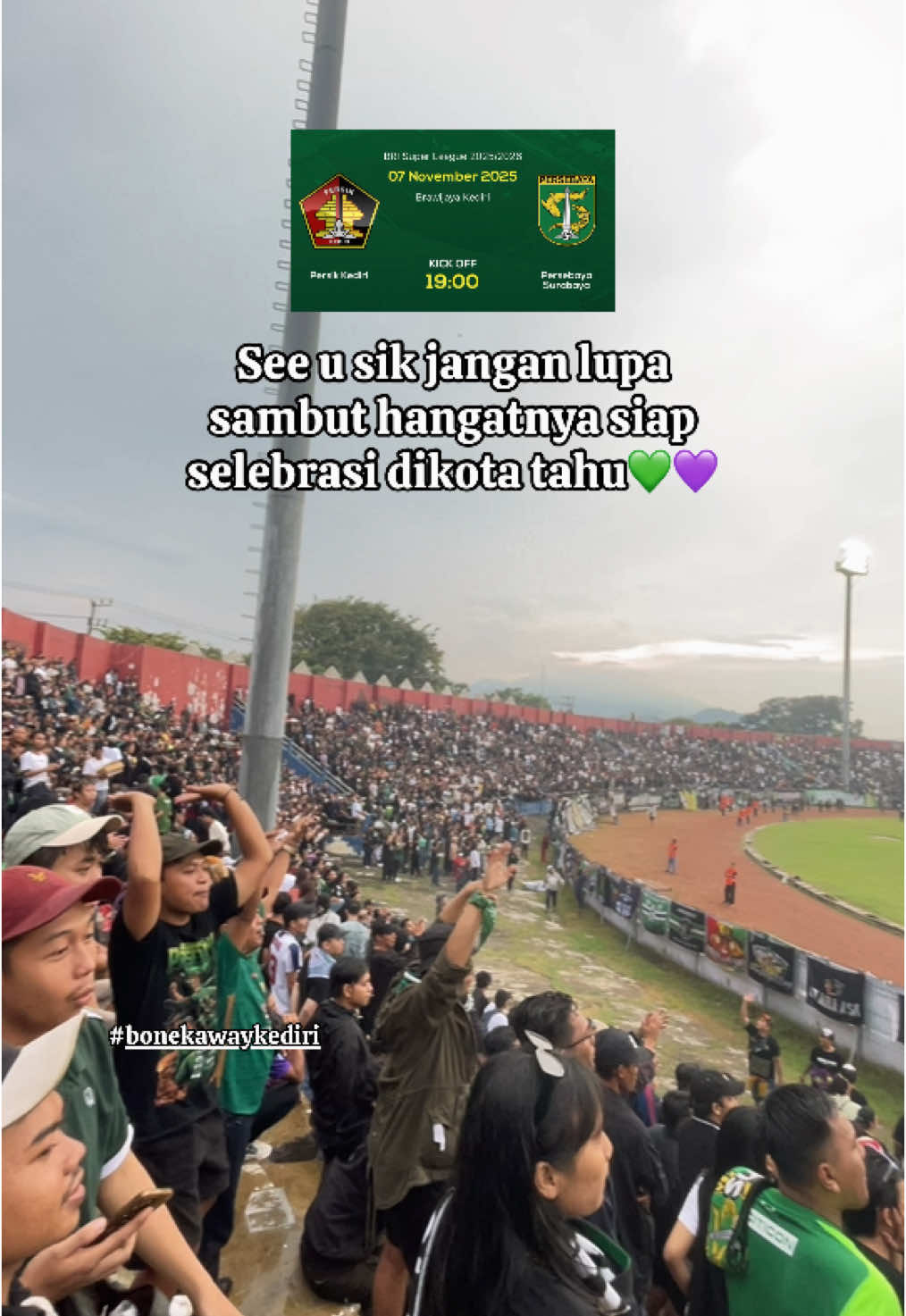 Info barengan sodaraaa💚💜#fypシ゚ #persebayaselamanya #persebayasurabaya #persebayafans #bonitapersebaya 