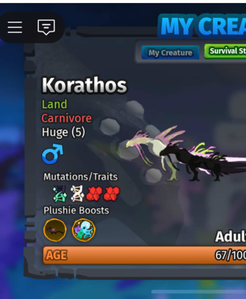 Watch as I glowtail my new favorite slot!! (this kora slot is NOT for trade, so PLEASE do not ask.) #creaturesofsonaria #creaturesofsonariaroblox #korathos #creaturesofsonaria💎 #creaturesofsonariafyp 
