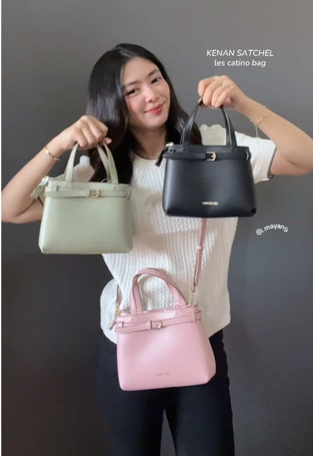 asli ini tas cakep poll kenan satchel les catino bag, stock dikit bebbb gercepin😭🥰 #lescatino #tasselempang #taswanita #handbag 