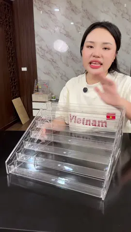 Giá để đồ mica trong suốt đẹp tiện dễ nhìn #zeedio #thaotep 