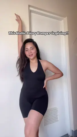Halter Romper from @Hottie Diary PH. Worth it na budol!! 🥰 #hottiediaryph #hottiediarybodysuit #hottiediaryreview #trend #tiktokviral 