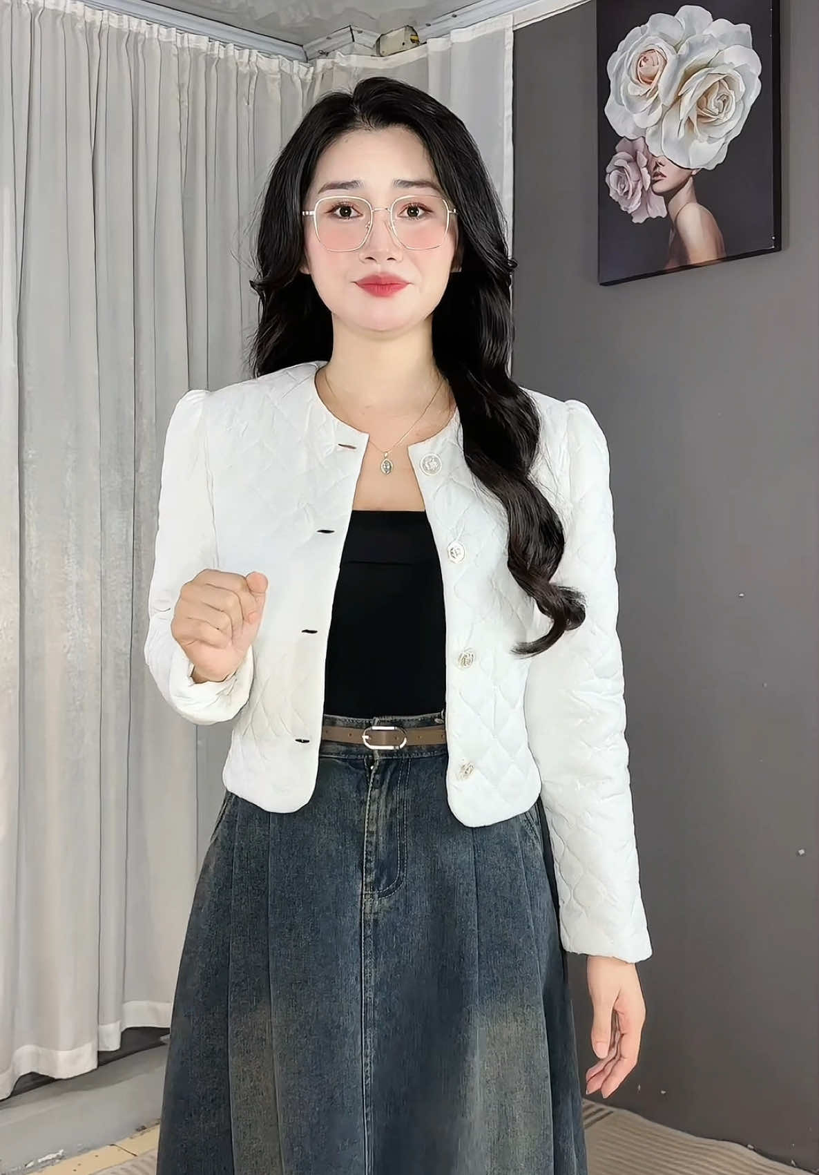 Áo phao này chị thử đi, lên dáng phải nói là đỉnh lắm ạ  #aophao #aokhoac #aokhoacphao #aophaonu #gianghuongcardina 