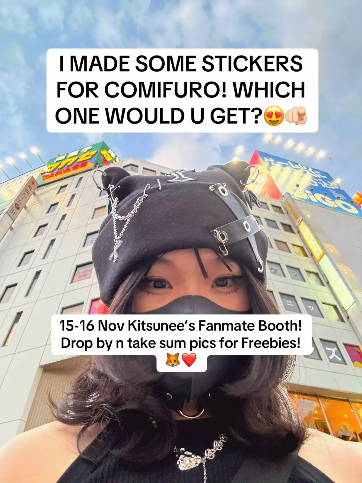 SEE U ON COMIFURO 15-16 NOV! FANMATE’S BOOTH KITSUNEE 😋💐🦊 Check out more on FANMATE.ID/KITSUNEE GANKNOW.COM/KITSUNEE #kitsunee #comifuro #stickers #event #merch 