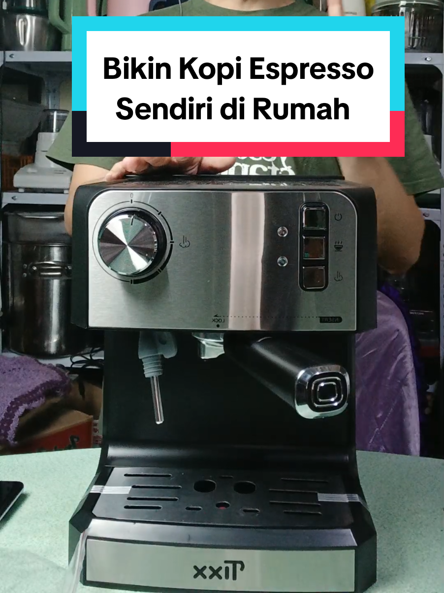 Espresso Coffee Maker gampang banget cara pakainya. Jadi bisa bikin kopi enak sendiri di rumah. #coffeemaker #espressocoffeemaker #espressomachine #modalkontendoang  #CerealCerdik 