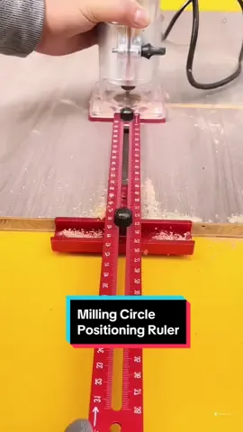 Milling Circle Positioning Ruler#Woodworking Tool#fyp#tiktokshop#foryou
