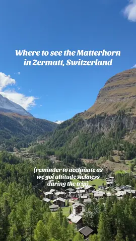 We traveled from Zurich to Zermatt to see the Matterhorn (the famous Toblerone mountain) ❤️ We took the Gornegrat train for 132 CHF/165 USD/9,700 PHP roundtrip with 50% discount for Swiss Travel Pass holders. It is one of the highest peaks in the Alps so we suggest to go there a day after you arrived in Zermatt to acclimate. We experienced altitude sickness to the point that we almost collapsed. We still enjoyed the views though. ❤️ #zermatt #matterhorn #switzerland #europe #mountain 