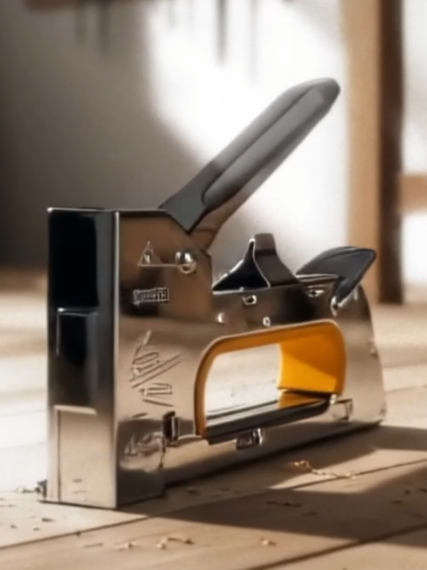 Bikin kanvas lukis makin rapi dan kencang? Bisa! 🖼️  Atau mau ganti kulit jok sendiri? Bisa juga! Gunakan stepler tembak ini.  Ukuran staples 13/4-6-8mm, fleksibel buat berbagai kebutuhan! #kerajinantangan #staplertembak  #perbaikanrumah #racuntiktok #otomotif