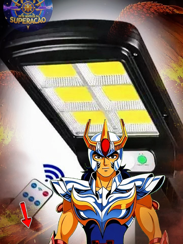 Olha só essa Luminária LED que o Ikki grarimpou pra você!  Precinho de irmão e frete grátis. clica logo antes que acabe.  #cdz #cavaleirosdozodiaco #tiktokshopbrasil #promoção #luminarialed 