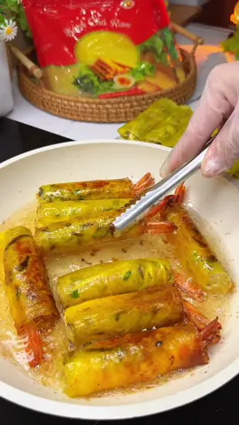 Chả ram tôm giòn rụm #ancungtiktok #homnayangi #anngonnaugon #nauancungtiktok #monngonmoingay 