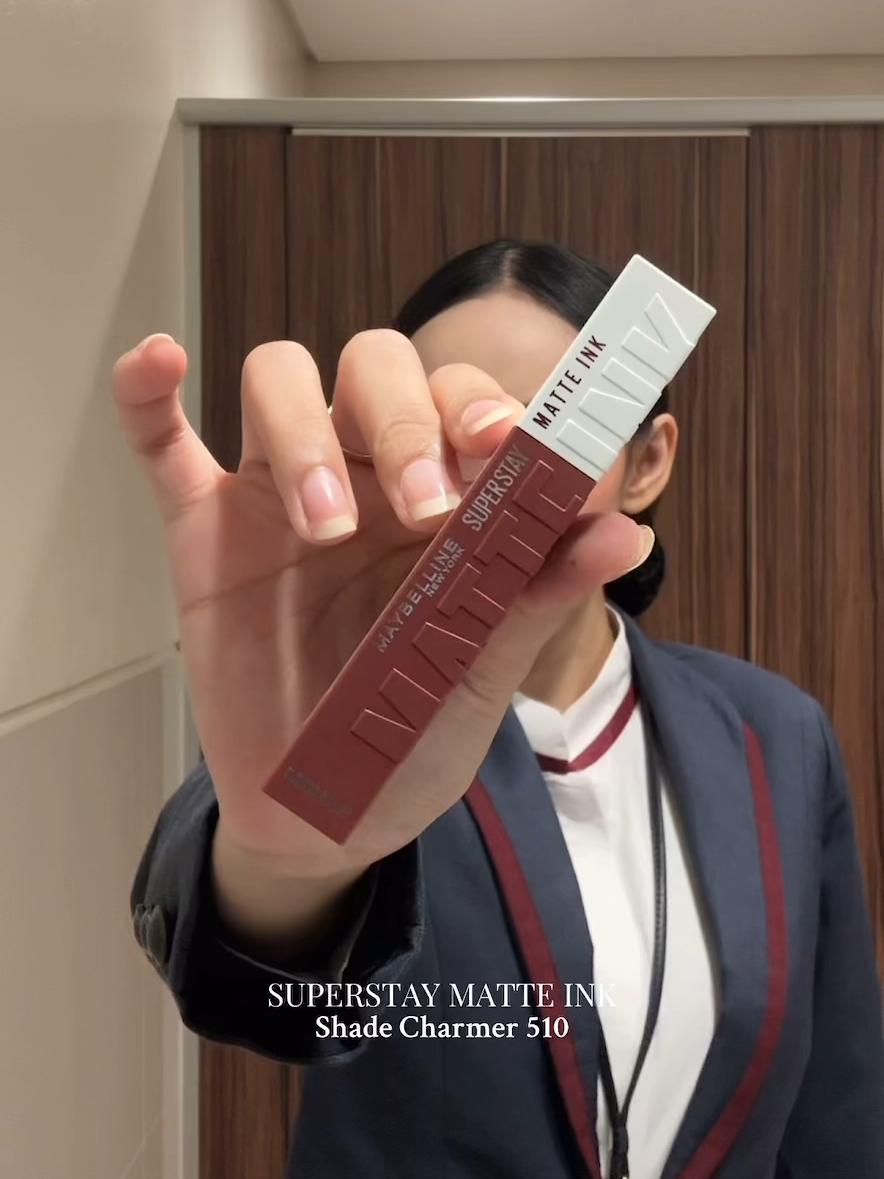 Lunch-proof, coffee-proof, kiss-proof. 💋☕🍝 Superstay Matte Ink never budges. 🛍️ Get it now on TikTok Shop! @mariafabello  #OnlyMatteInkCanDoIt #SuperStayMatteInk #MaybellinePH