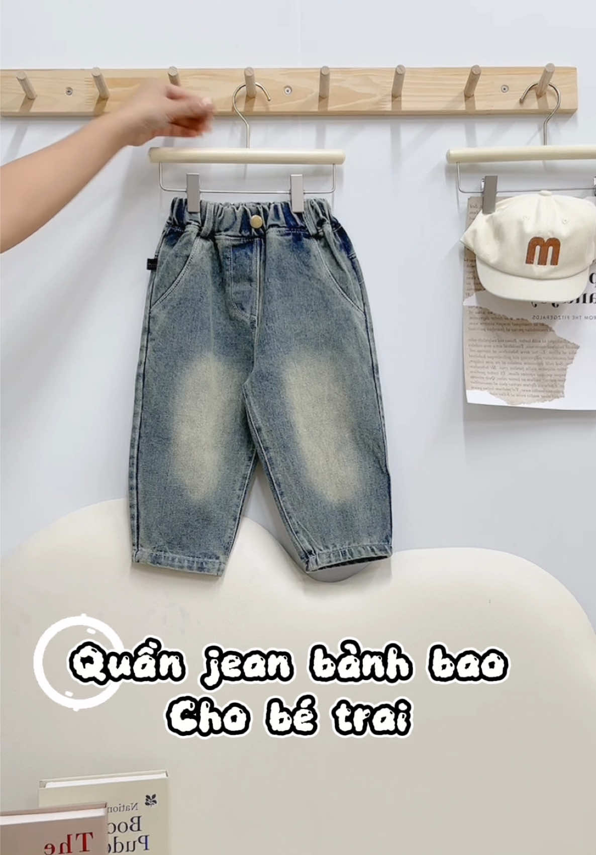 Quần jean siêu bảnh cho bé trai mặc đi học, đi chơi 😎😎#beemo #macdepmoingay #outfitchobe #trending #OTTD 