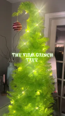 How cute!!!!! I love my grinch tree!! Can’t wait to decorate it up!! #fyp #tiktok #tiktokshop 