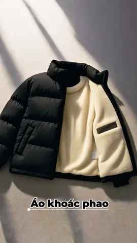 Áo Khoác Phao Lót lông cừu #thoitrang #macdepmoingay #myoutfit #aokhoac #aophaobeo 
