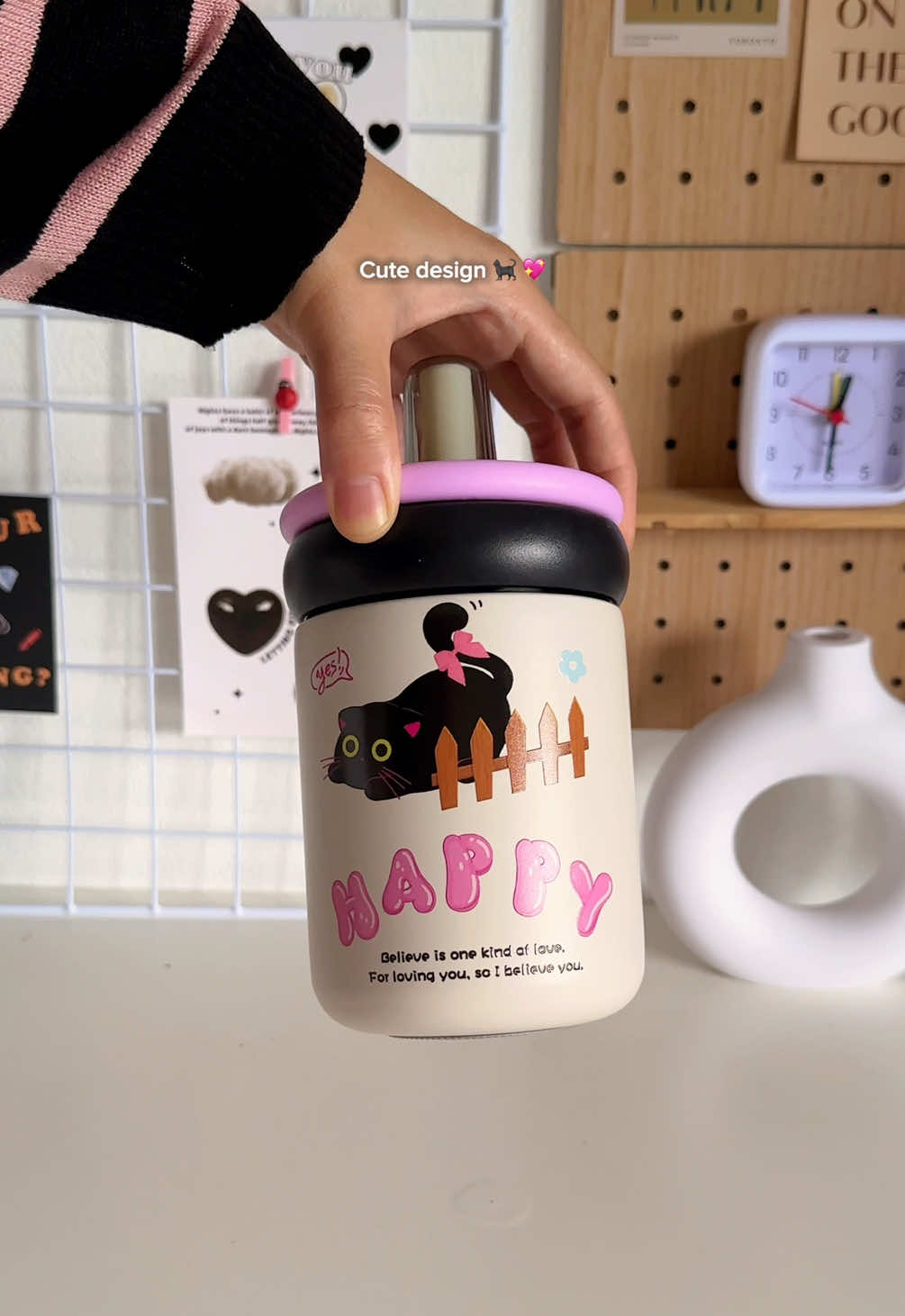 Comel nya kucing 😻🐈‍⬛ #tumblercomel #tumblertahanpanas #tumblertahansejuk #tumblerstainless 