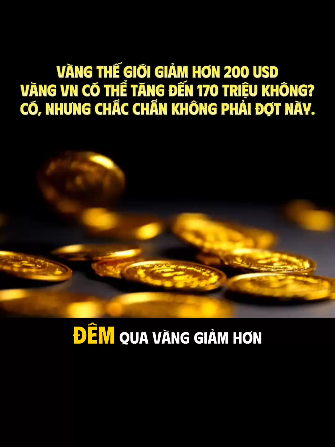 Những người muốn nhảy vào vàng lúc này, hoặc là người mới không biết gì, hoặc là người chưa từng bị thua lỗ. Tôi nói điều này, chắc chắn sẽ có người không thích nghe. Vàng có thể tăng đến 170 triệu không? Có, nhưng chắc chắn không phải đợt này. Thật ra chỉ muốn nói với mọi người, có thể kỳ vọng tăng, nhưng đừng dễ dàng đuổi theo giá tăng. #luatchoitaichinh #giavang #vang #dautuvang #giavangvietnam