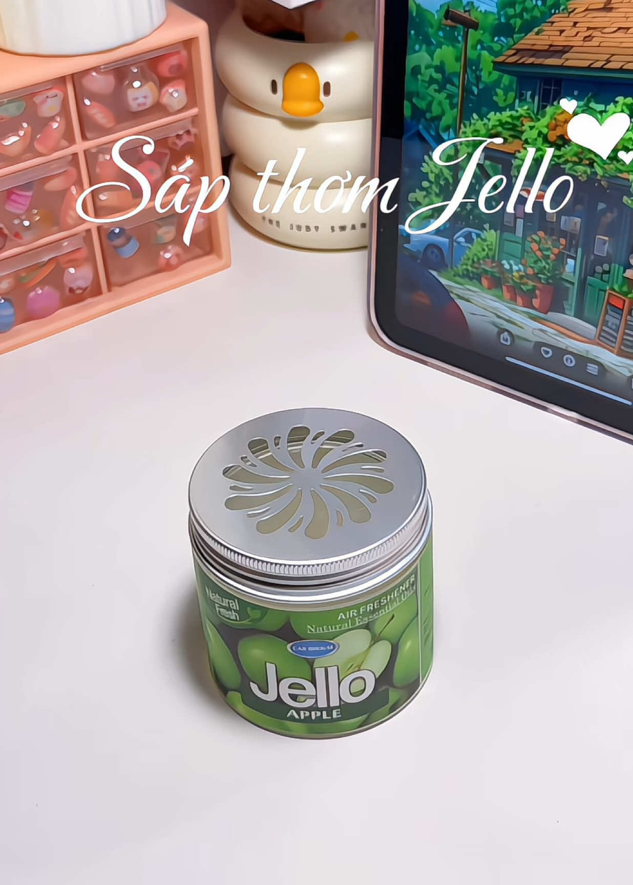 Bí quyết giúp phòng của toi luôn thơm mát ,sáp thơm hương trái cây jello ❤️#sapthomphong #sapthomoto #nhacuadoisong #fyp 