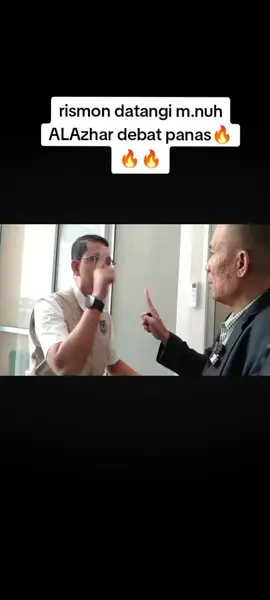 nyali rismon tidak diragukan, rismon datangi m.nuh alazhar,terjadi debat panas.