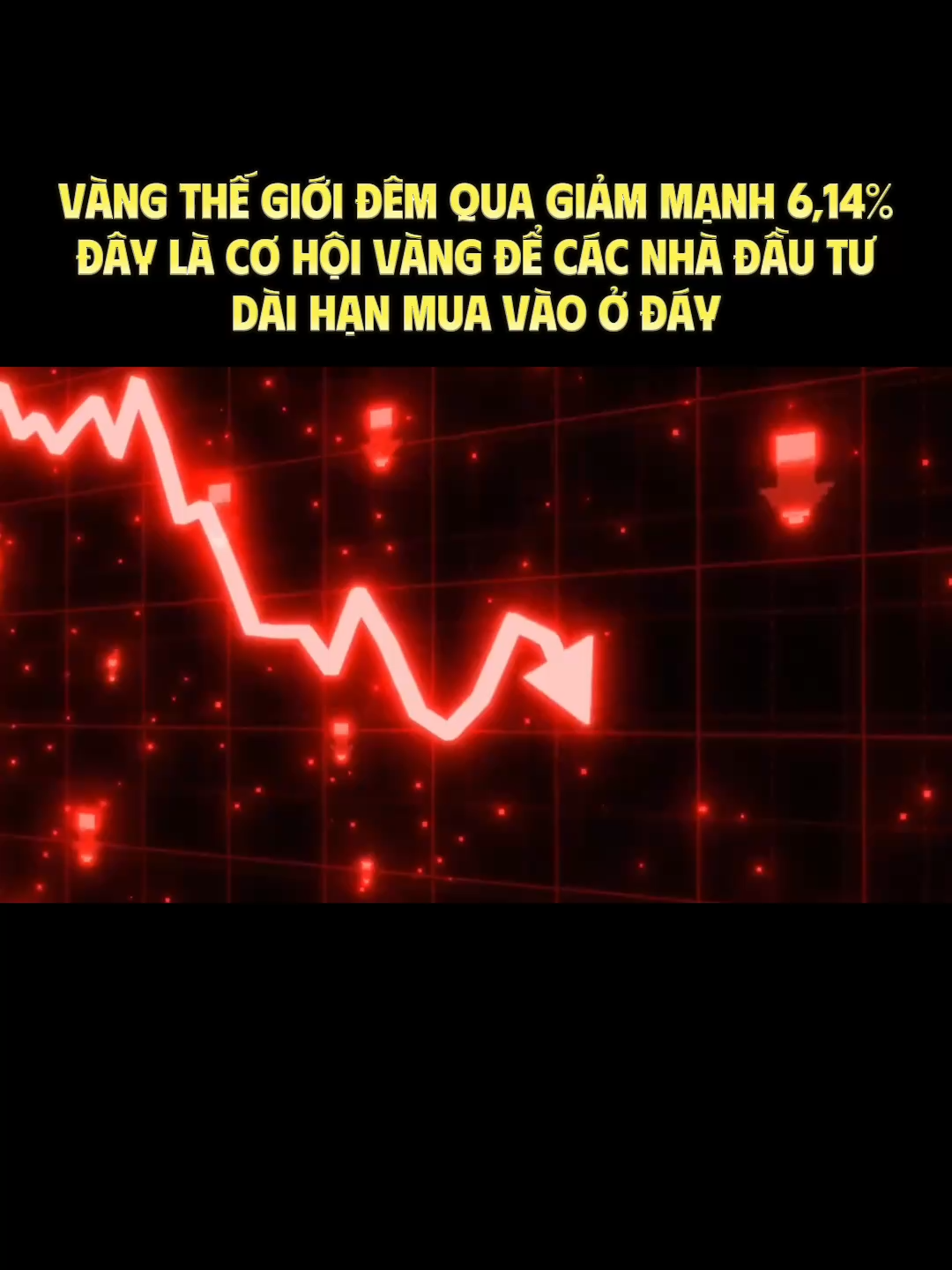 Vàng thế giới đêm qua giảm mạnh 6,14%. Tuy nhiên, theo quan điểm của tôi, sự thật còn tàn khốc hơn nhiều so với những cảm xúc. Bởi vì đây hoàn toàn không phải là sự đảo chiều xu hướng của vàng, mà là một đợt điều chỉnh lành mạnh do các nhà đầu cơ ngắn hạn chốt lời. Đây là cơ hội vàng để các nhà đầu tư dài hạn mua vào ở đáy. #luatchoitaichinh #giavang #vang #dautuvang #giavangvietnam