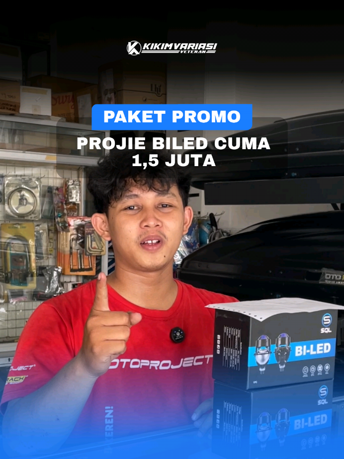 1,5 Jutaan Kirain Cuma Dapat 1 Biled?!” Eh ternyata di Kikim Variasi Veteran, Rp1.499.000 udah dapet 2 biled kiri–kanan + free pemasangan! 🔥 Ganti lampu gak perlu mikir dua kali 😎 #promobile  #projiebiled  #lampumobil #lampumobiljogja #modifmobil 