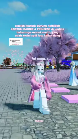 Membalas @blubbze setelah kostum duyung/mermaid terbitlah kostum princess & barbie di mount zenith, semua wanita dirayakan asekk💃🏻💗 spill foto kalian dong map : mount zenith #roblox #robloxfyp #mountzenith #barbieroblox #robloxgames 