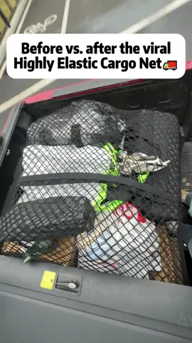 If you need haul stuff in your truck bed often and you’re tired of tangled straps, you’ve got to try this new cargo net! #pickuptruck #truckaccessories #tiktokmademebuyit #cargonet #carorganization #tiktokshopsummerturnup 