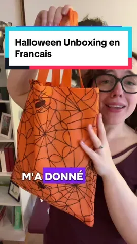 J’adore Halloween et j’adore ma belle mère! Elle m’a donné ces supers cadeaux alors j’ai voulu vous montrer! Corrogez mon français ou pratiquez avec moi s’il vous plaît 💖✨ #apprendrelefrançais #frenchlesson #frenchlanguage #languefrançaise #frenchclass 
