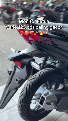 HONDA BARU MURAH MERIAH 💥  Vario 125 cbs Hitam kita ready dengan promo Dp mulai 1,2jtan aja 🔥 #fyp #xybca #vario #vario125 #cbs 