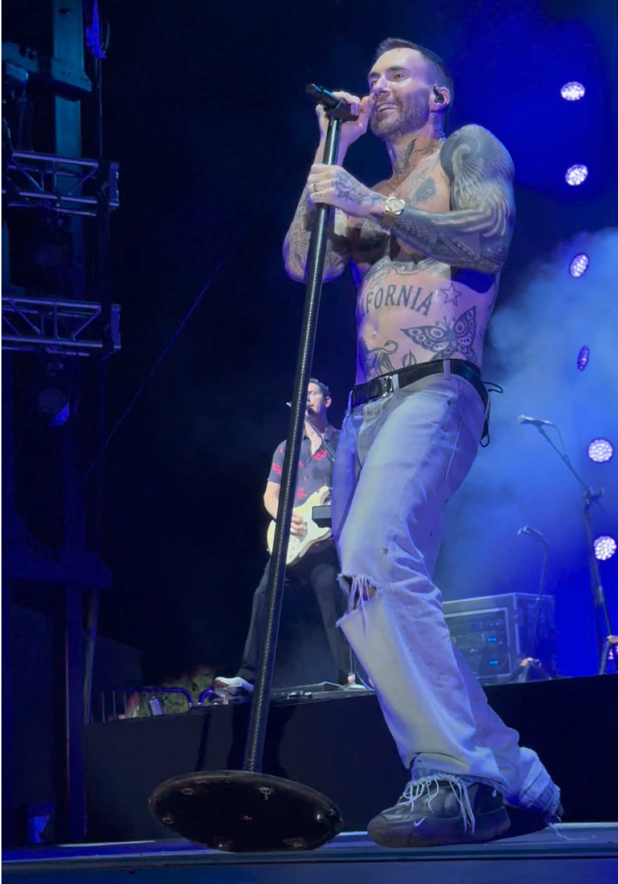 @Maroon 5 @Adam Levine  #maroon5 #adamlevine #jamesvalentine #newyork #music 