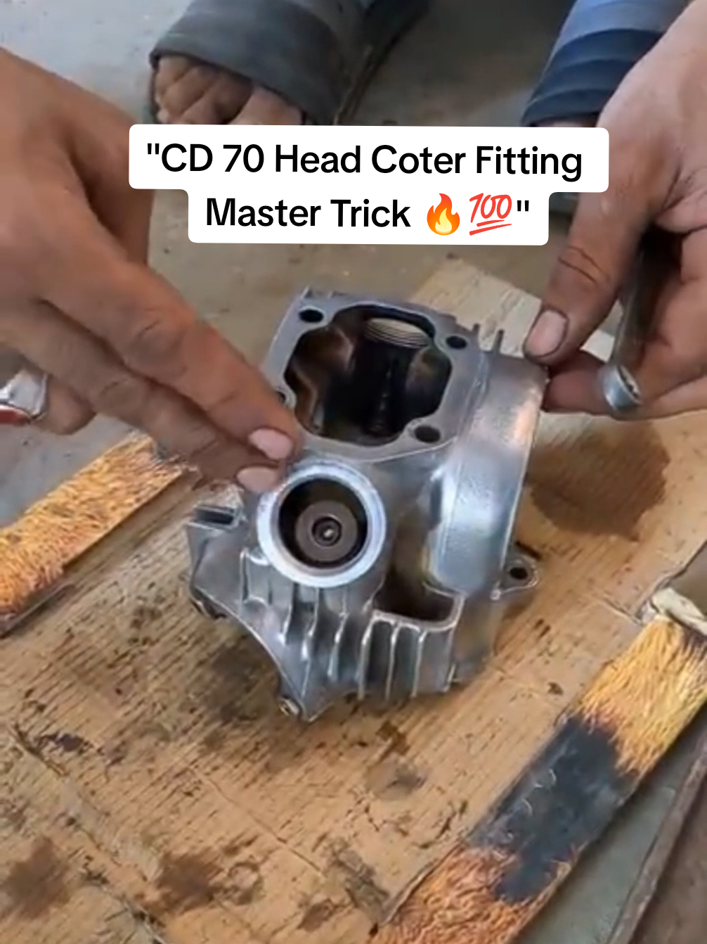 🛠️ CD 70 Head Coter Fitting Master Trick 🔥💯