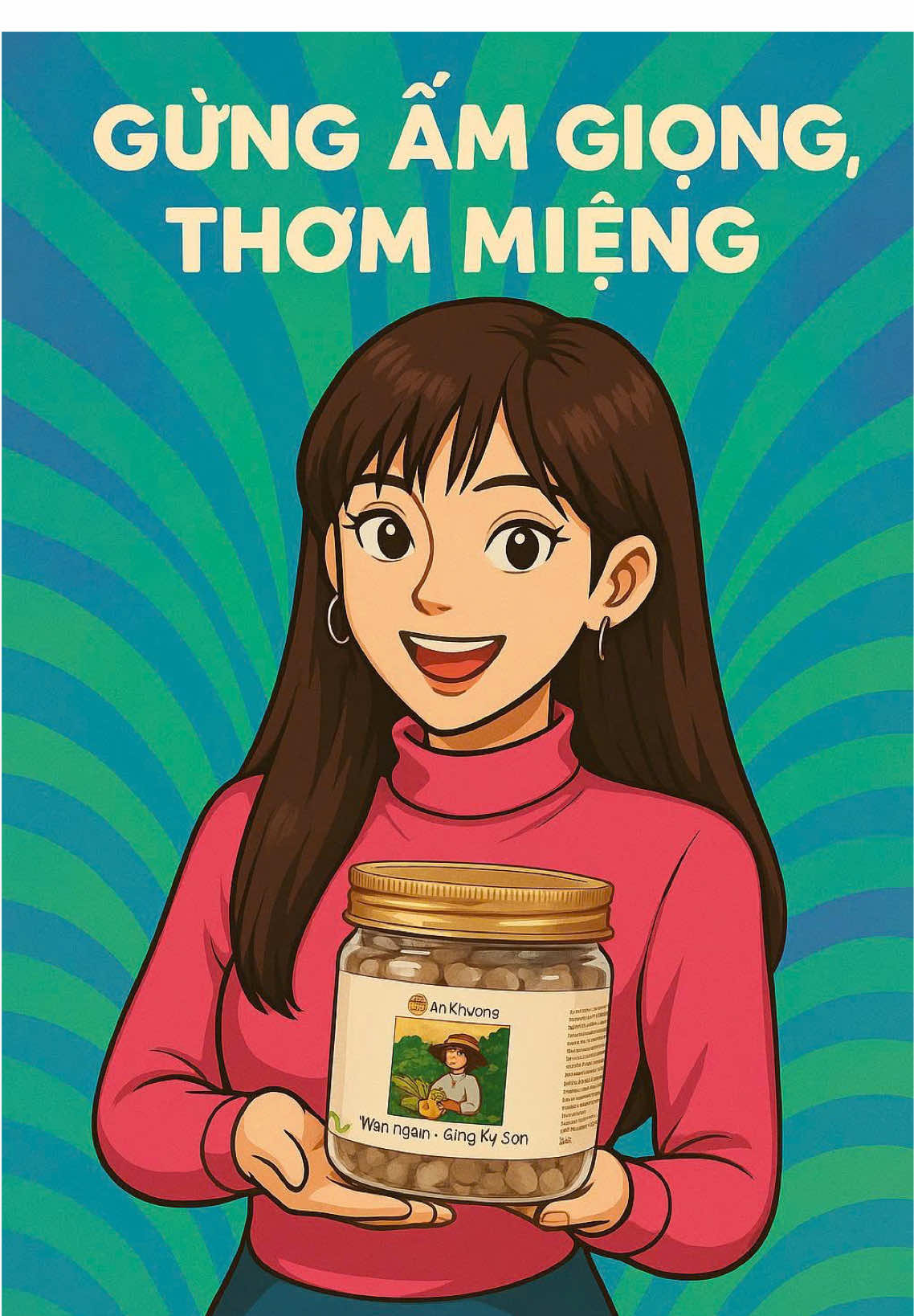 Viên kẹo gừng giúp cải thiện sức khoẻ #xuhuong #suckhoe #keogung 