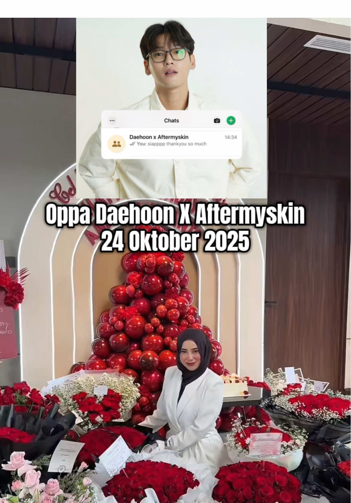 Fans oppa Daehoon siap ya tnggl 24 oktober 😳😍@AA Daehoon 대훈 @OWNER AFTERMYSKIN ♥️ @Aftermyskin @Aftermyskin by mamaros #aftermyskin #daehoon #daehoonjulia #oppa 