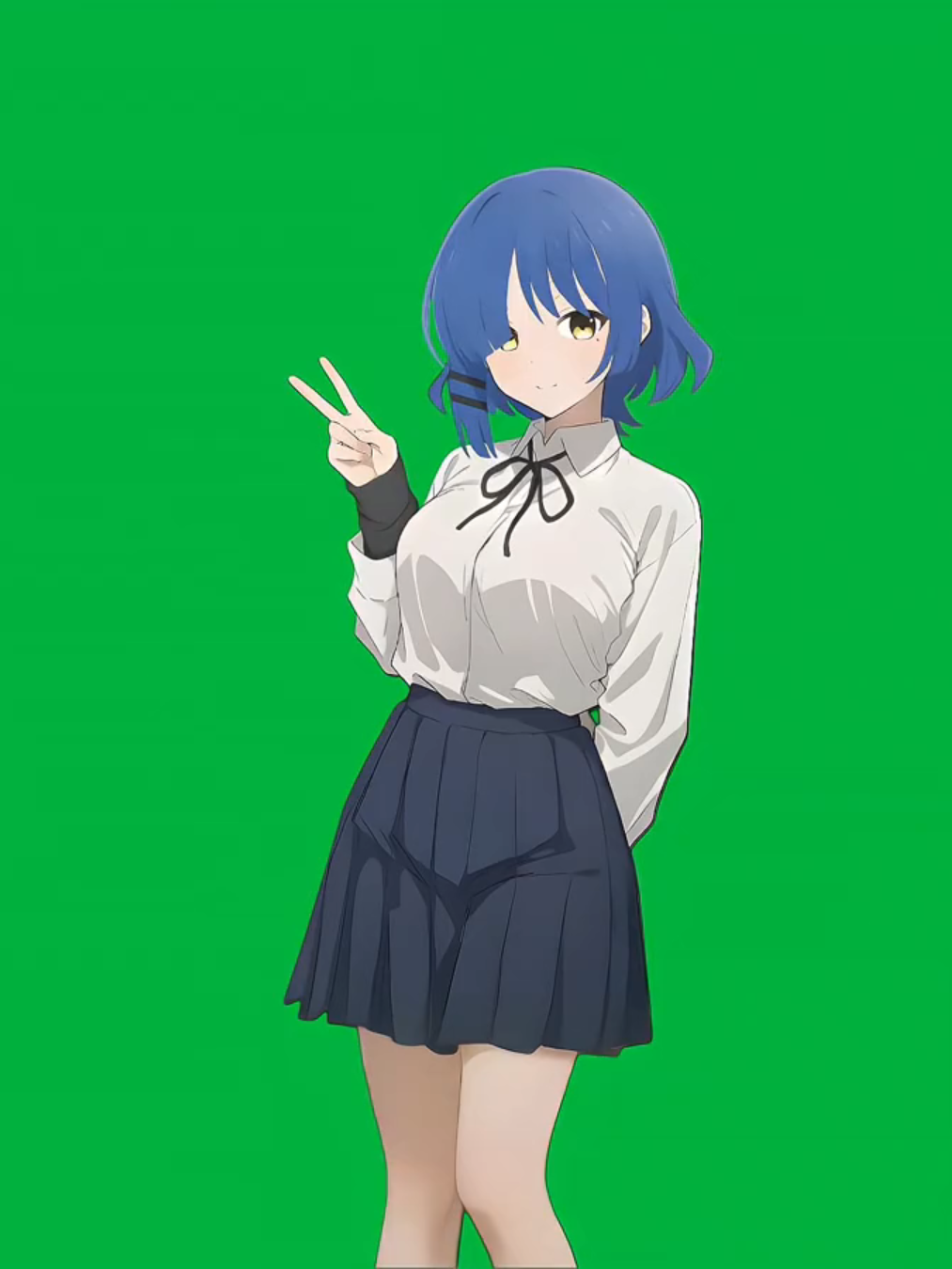 Mentahan gfx Ryo Yamada green screen Badannya, gerakin sendiri aja yak #anime #edit #ryoyamada #greenscreen #name #BocchitheRock!.