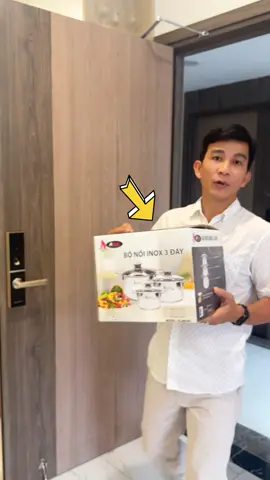 1 Bộ nồi Bà con mua không thất vọng! #bonoiinox #noi3day #asia #tittokshop #anh3huy1 