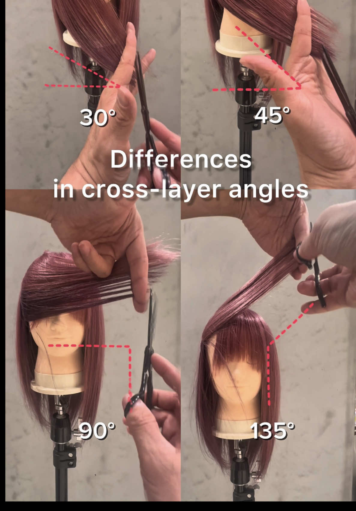 顔周りにキレイに繋がるクロスレイヤー角度を変えて切り方比べてみました！ I changed the cross-layer angle that connects beautifully around the face and compared the cutting method! 试着改变脸部周围漂亮地连接的交叉层角度，比较了切割方法！ 얼굴 주위에 예쁘게 이어지는 크로스 레이어 각도를 바꿔서 자르는 방법을 비교해 보았습니다! ¡Cambié el ángulo de la capa cruzada que se conecta maravillosamente alrededor de la cara y comparé el método de corte! Mudei o ângulo da camada cruzada que se conecta lindamente ao redor do rosto e comparei o método de corte! لقد غيرت زاوية الطبقة المتقاطعة التي تتصل بشكل جميل حول الوجه وقارنت طريقة القطع! Saya mengubah sudut lapisan silang yang terhubung dengan indah di sekitar wajah dan membandingkan metode pemotongan! #cut#カット動画 #フェイスレイヤー #クロスレイヤー