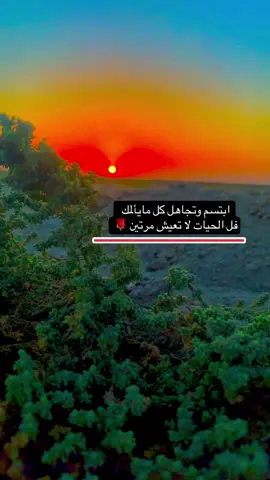 ابتسم وتجاهل كل ما يألمك #عبارات 