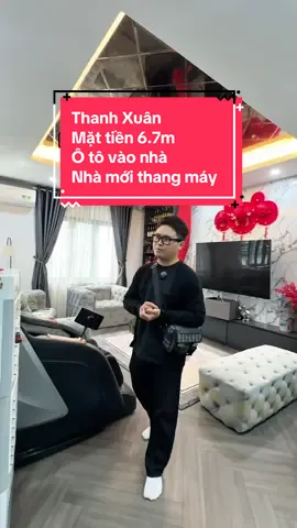 Thanh Xuân | ô tô vào nhà | mặt tiền 6.7m | nhà mới thang #khanhnhavua #batdongsan #thanhxuanhanoi #yeunhadep 
