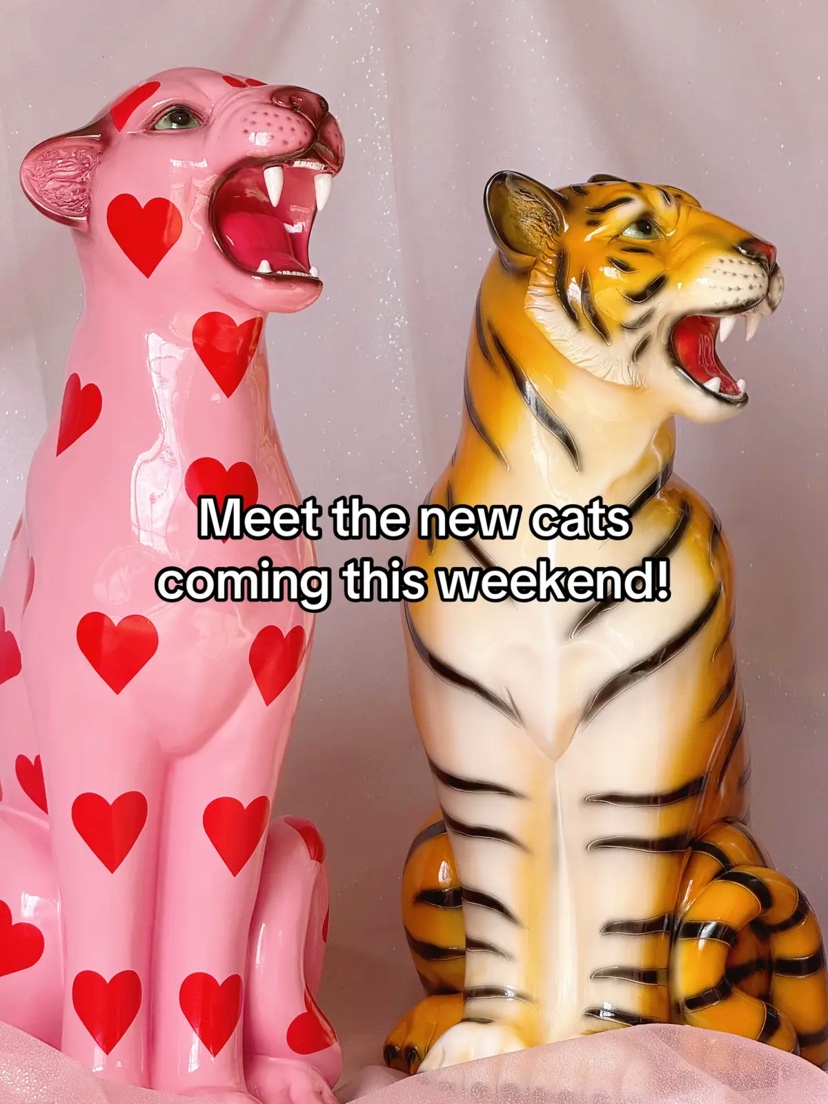 The long awaited cat drop is coming this Saturday 10am ACDT 💘 be there or be sad (probably)  No but for reals, this is our last big drop for the year! Don’t say I didn’t warn you 🫶🏻 #newproduct #leopard #lovehearts #bigcats